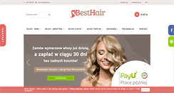 Desktop Screenshot of besthair.pl